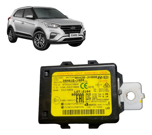 Módulo Imobilizador Hyundai Creta 1.6 2019 - Imagem 1