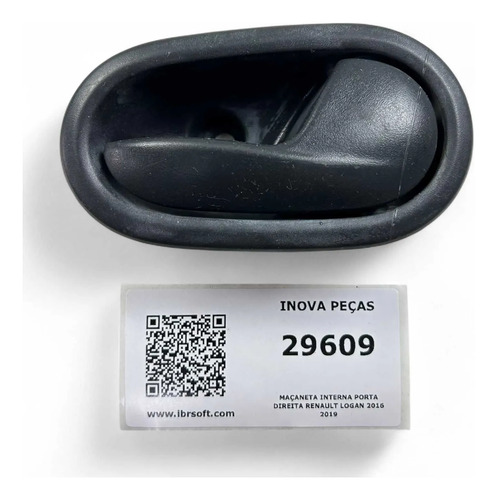 Maçaneta Interna Porta Direita Renault Logan 2016 2019 Dianteira