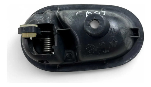 Maçaneta Interna Porta Direita Renault Logan 2016 2019 Dianteira - Imagem 2