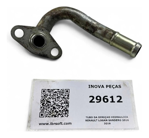 Tubo Da Direçao Hidraulica Renault Logan Sandero 2016 2019 Cinza