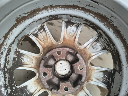 Roda Aro 14 Avulsa Peugeot 206 207 Original Com Detalhes Prateado - Imagem 5