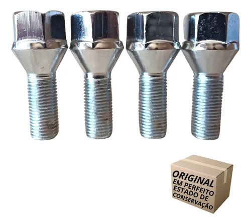 Jogo 04 Parafusos Roda Jeep Compass 2015 2016 2017 2018 19 - Imagem 2