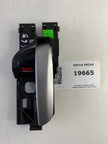 Maçaneta Interna Tras Direita Honda Fit 2015 A 2020 Branco Dianteira/traseira