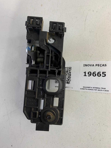 Maçaneta Interna Tras Direita Honda Fit 2015 A 2020 Branco Dianteira/traseira - Imagem 3
