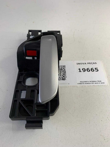 Maçaneta Interna Tras Direita Honda Fit 2015 A 2020 Branco Dianteira/traseira - Imagem 4