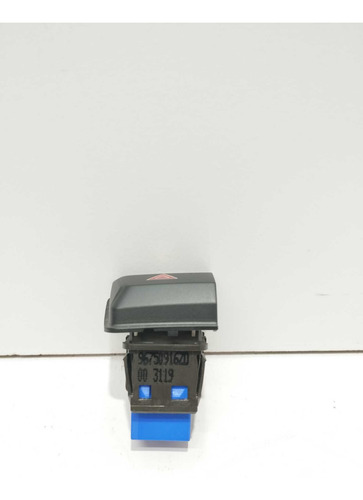 Botão Pisca Alerta Peugeot 2008 Cod 96750916zd Preto