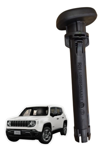 Pino Guia Encosto Cabeça Banco Passageiro Jeep Renegade 2021 Preto