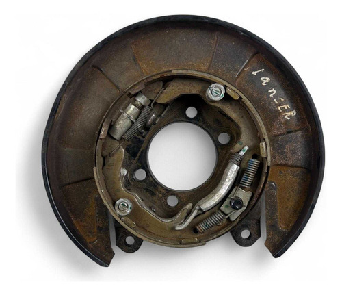 Sapata Espelho Roda Traseira Esquerda Mitsubishi Lancer 2012 Prateado