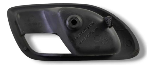 Maçaneta Interna Diant Direita Fiat Doblo 2015 20 100164446 Preto Dianteira - Imagem 3