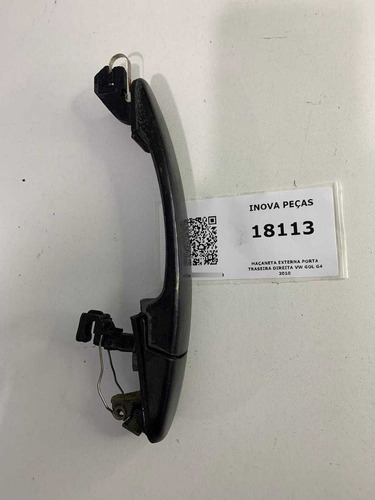 Maçaneta Externa Porta Traseira Direita Vw Gol G4 2010 Preto Traseira - Imagem 2