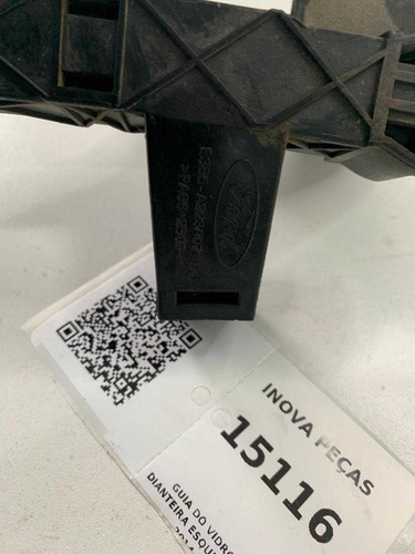 Guia Do Vidro Porta Dianteira Esquerda Ford Ka 2014 A 2017 Preto - Imagem 2