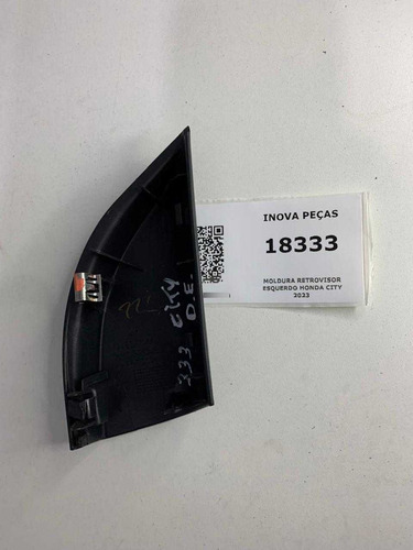 Moldura Retrovisor Esquerdo Honda City 2023 Preto - Imagem 2