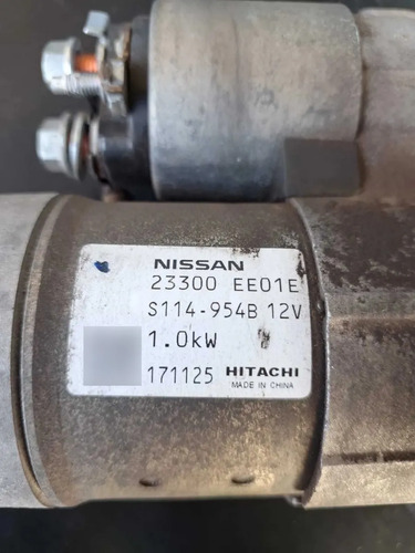 Motor Partida/arranque Nissan Versa 16sv Cvt 2018