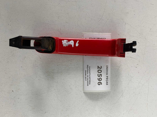 Maçaneta Externa Esquerda Vw Saveiro Cross 2017 Vermelho Dianteira/traseira - Imagem 2