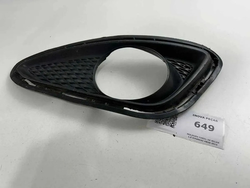 Moldura Farol De Milha L.e Hyundai Hb20 2015 Preto Esquerdo