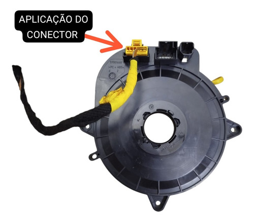 Conector Cinta Do Airbag Hard Disk Jeep Renegade 2016 A 2021 - Imagem 2