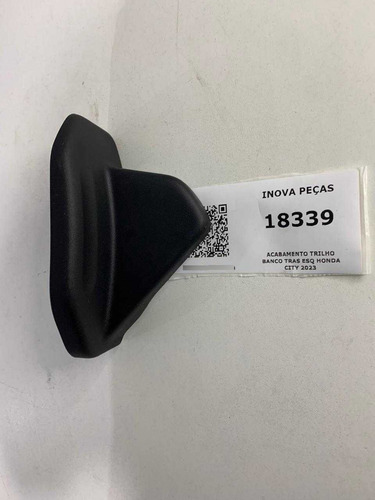 Acabamento Trilho Banco Tras Esq Honda City 2023 Preto