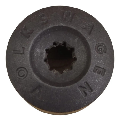 Tampa Acabamento Parafuso De Roda 17mm Original Volkswagen Preto - Imagem 2