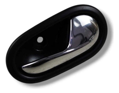 Maçaneta Interna Dianteira Direita Renault Sandero 2015 2020 Prata Dianteira/traseira - Imagem 2