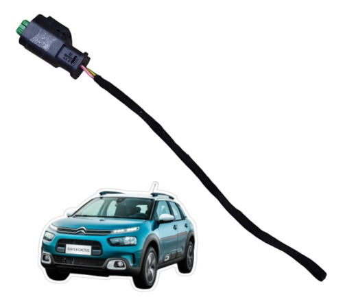 Plug Conector Da Luz De Placa Citroen C4 Cactus 2021 A 2024