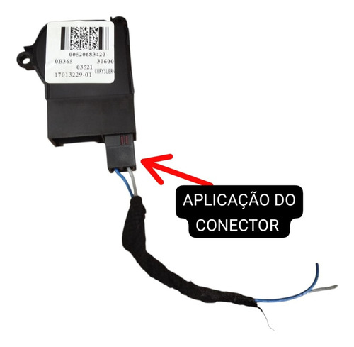 Conector Imobilizador Jeep Renegade 2016 A 2021 Original - Imagem 2