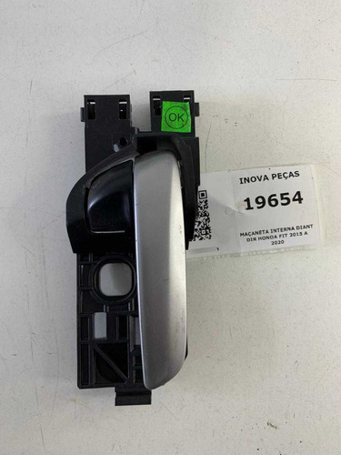 Maçaneta Interna Diant Dir Honda Fit 2015 A 2020 Prata Dianteira - Imagem 2