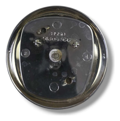 Emblema Parachoque Dianteiro Fiat Doblo 2015 2020 51804366 Prata - Imagem 3