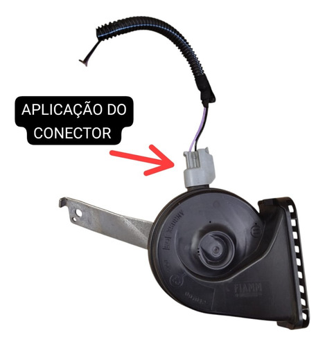 Plug Conector Da Buzina Jeep Renegade 2016 A 2021 Original - Imagem 2