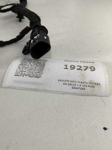 Chicote Bico Flauta Injeção Gm Cruze 1.8 16v Flex 55567240 - Imagem 6