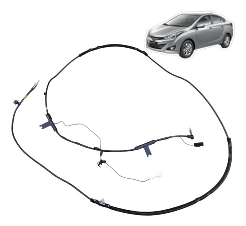 Chicote Antena Do Teto Rádio Hyundai Hb20s 2013 A 2016 Orig