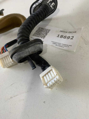 Chicote Porta Traseira Esq Nissan Tida 1.8 2012 N 24127em31a - Imagem 3