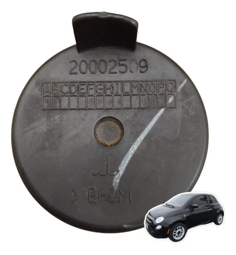 Tampa Borracha Vedação Do Farol Fiat 500 2012 2013 Original