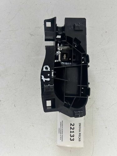 Macaneta Interna Traseira Direito Citroen C3 2016 1904002 Preto Dianteira/traseira - Imagem 2