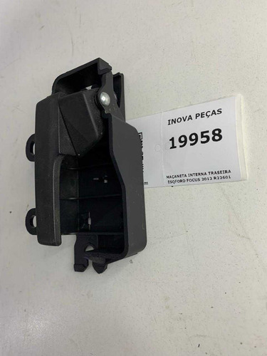 Maçaneta Interna Traseira Esquerda Ford Focus 2012 R22601 Prateado Traseira - Imagem 4