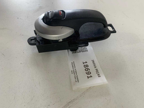 Maçaneta Interna Traseira Esquerda Nissan Tiida 1.8 2012 Preto Traseira - Imagem 2