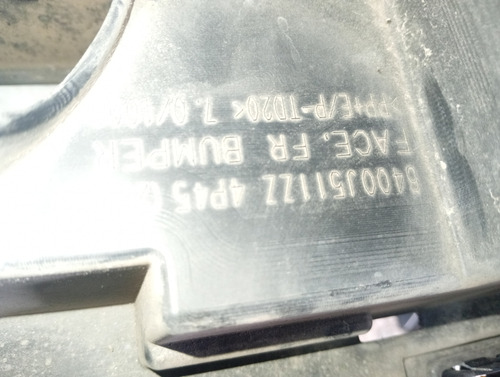 Para-choque Dianteiro Pajero Sport 2021 A 2023 Com Avaria Preto - Imagem 9