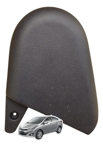 Acabamento Banco Dianteiro Direito Hyundai Hb20 2014 A 2017 Preto