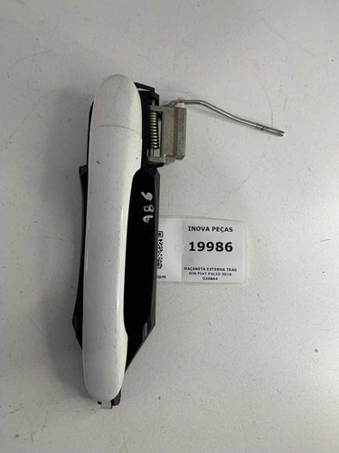 Maçaneta Externa Tras Dir Fiat Palio 2016 030864 Branco Dianteira