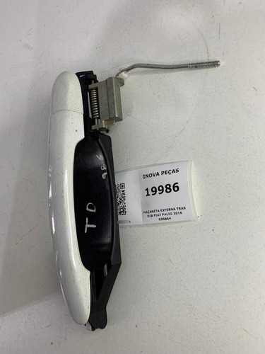 Maçaneta Externa Tras Dir Fiat Palio 2016 030864 Branco Dianteira - Imagem 2