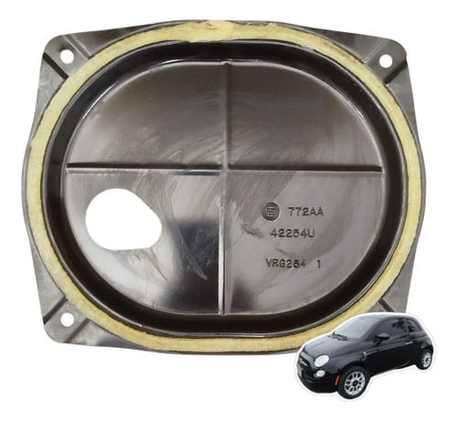 Tampa Acesso Bomba De Combustível Fiat 500 2012 A 2015 Orig Preto 2012
