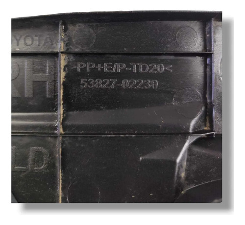 Acabamento Protetor Do Paralama Toyota Corolla 2016 - Imagem 2