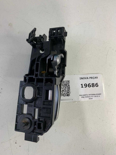 Maçaneta Interna Diant Esq Honda Fit 2015 A 2020 Prata Dianteira - Imagem 3