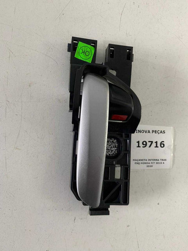Maçaneta Interna Tras Esq Honda Fit 2015 A 2020 Branco Traseira