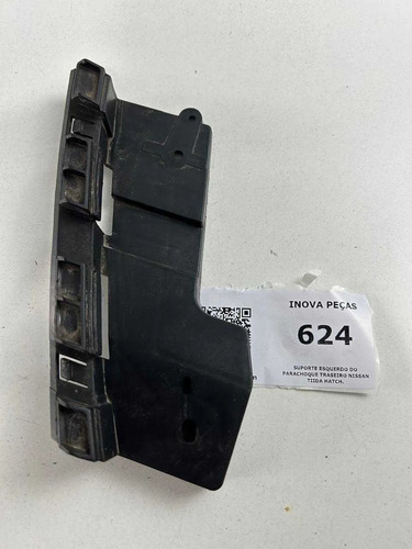 Suporte Esquerdo Do Parachoque Traseiro Nissan Tiida Hatch. - Imagem 3