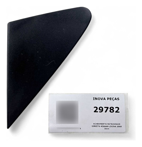 Acabamento Retrovisor Esquerdo Nissan Livina C Detalhe 09 14 Preto