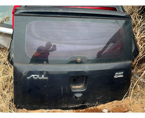 Tampa Traseira Kia Soul Com Vidro  Usada Verde-escuro