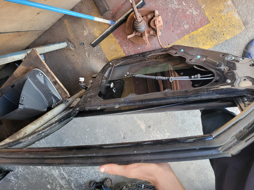 Porta Traseira Esquerda Azera 2010 Original C Detalhe  Usada Traseira Esquerdo Preto - Imagem 4