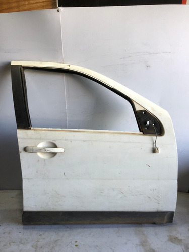 Porta Dianteira Direita Palio Wekend 4p Original 2010 Usada Dianteira Direito Branco - Imagem 4