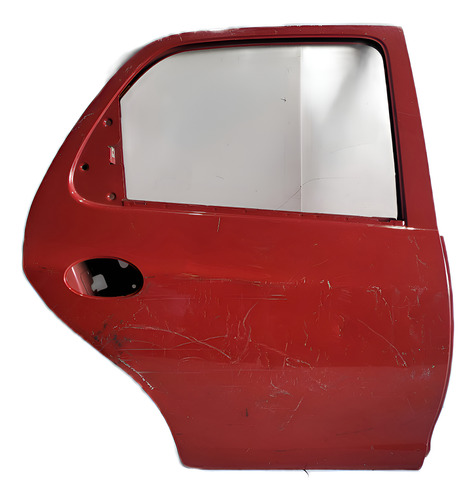 Porta Traseira Direita Orig Chevrolet Corsa 2010-2014 Usada Direita Traseira Vermelho