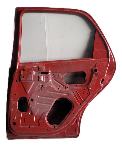 Porta Traseira Direita Orig Chevrolet Corsa 2010-2014 Usada Direita Traseira Vermelho - Imagem 4